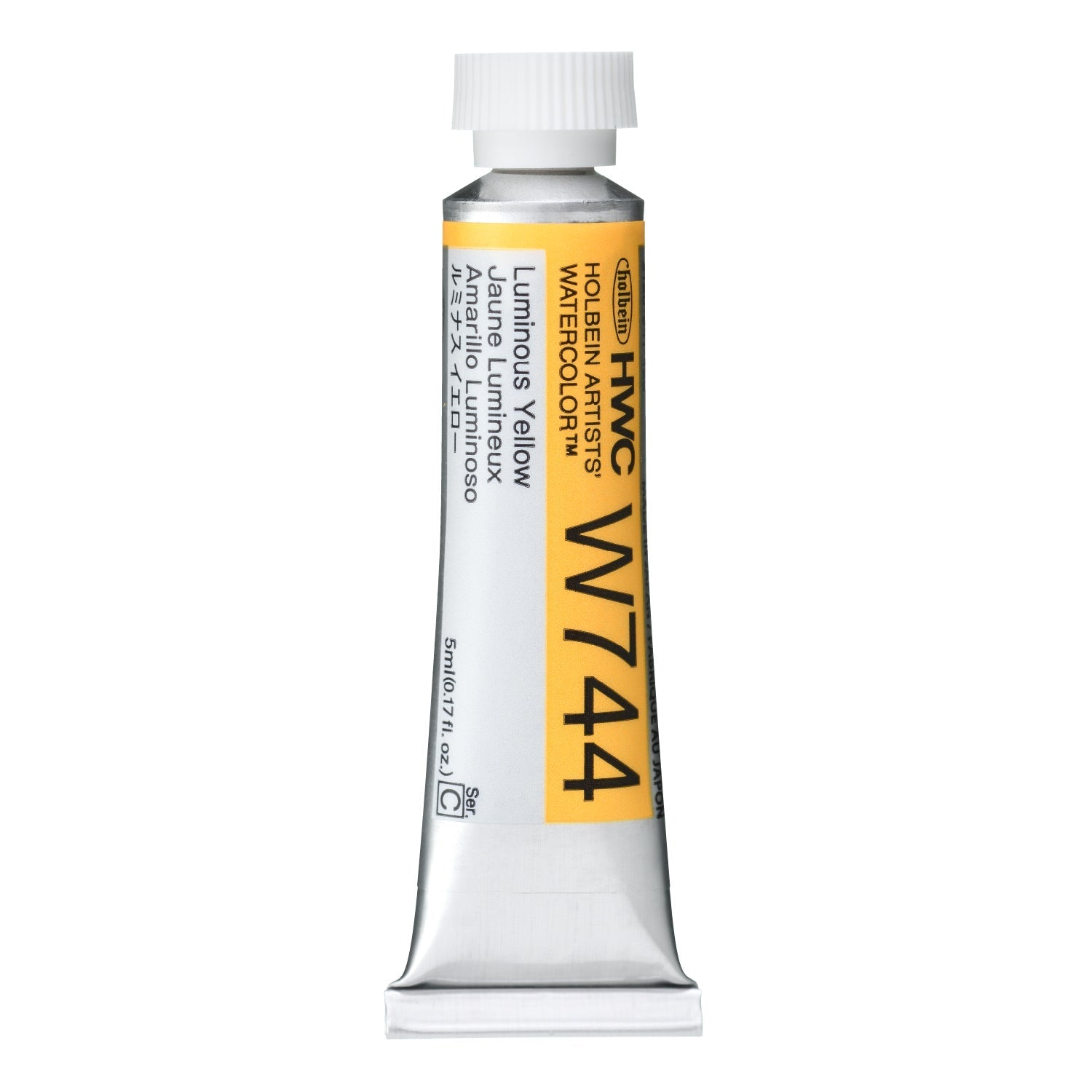 HOLBEIN Artists' Watercolor W744 Luminous Yellow – 5ml tube