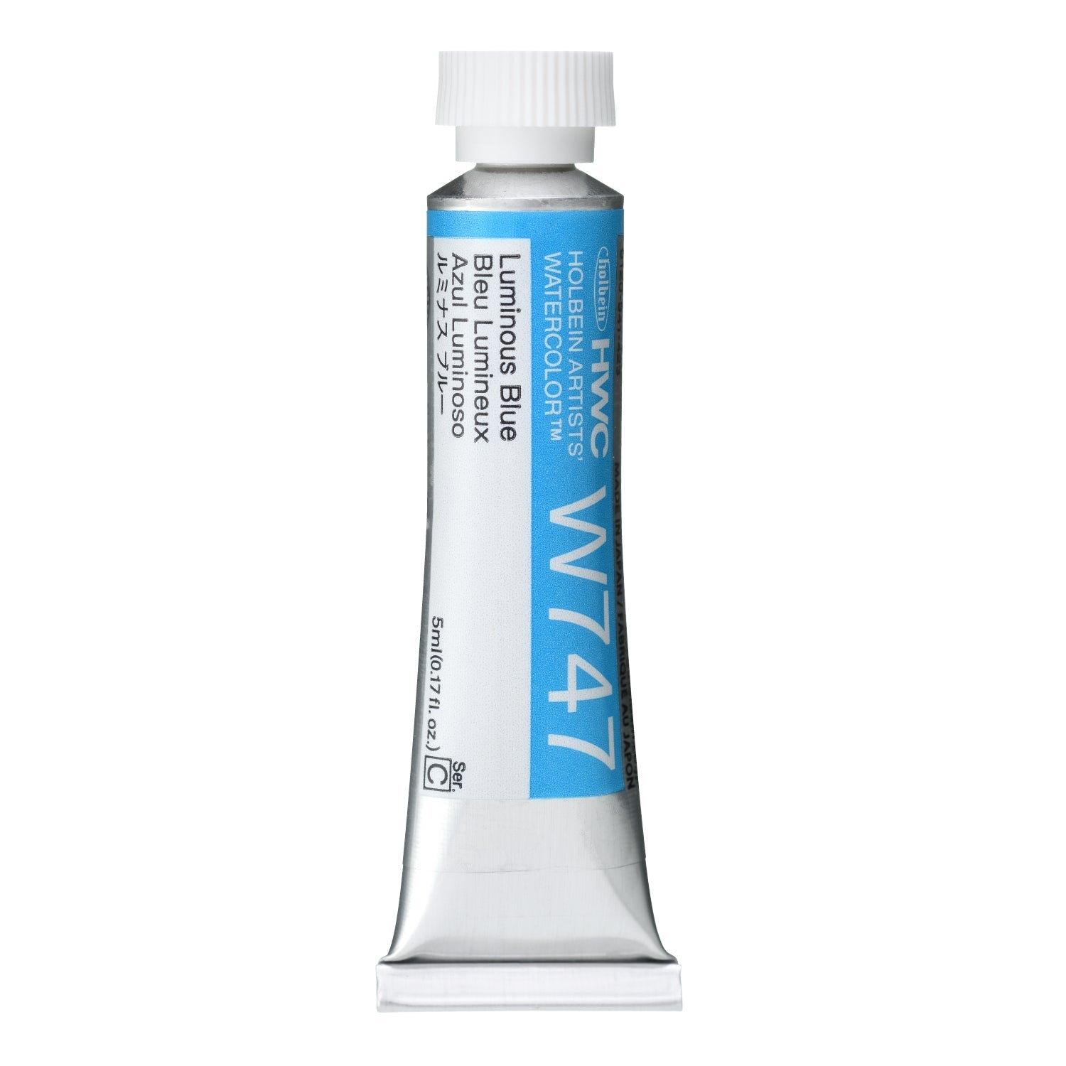 HOLBEIN Artists' Watercolor W747 Luminous Blue – 5ml tube
