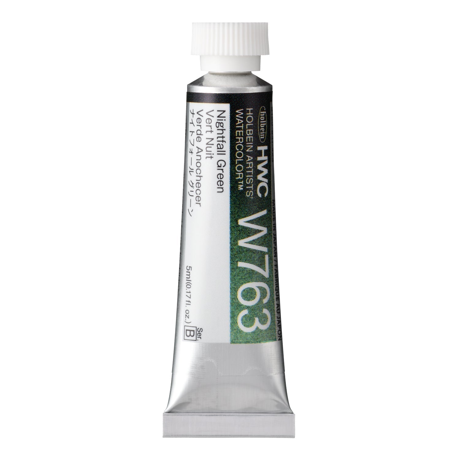 HOLBEIN Artists' Watercolor W763 Nightfall Green – 5ml tube