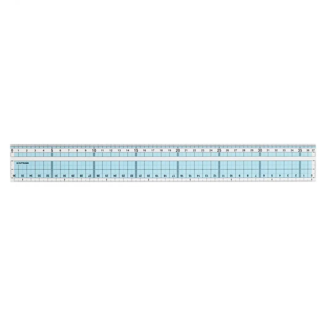 KUTSUWA HiLiNE Matte Straight Ruler (37cm) KB049