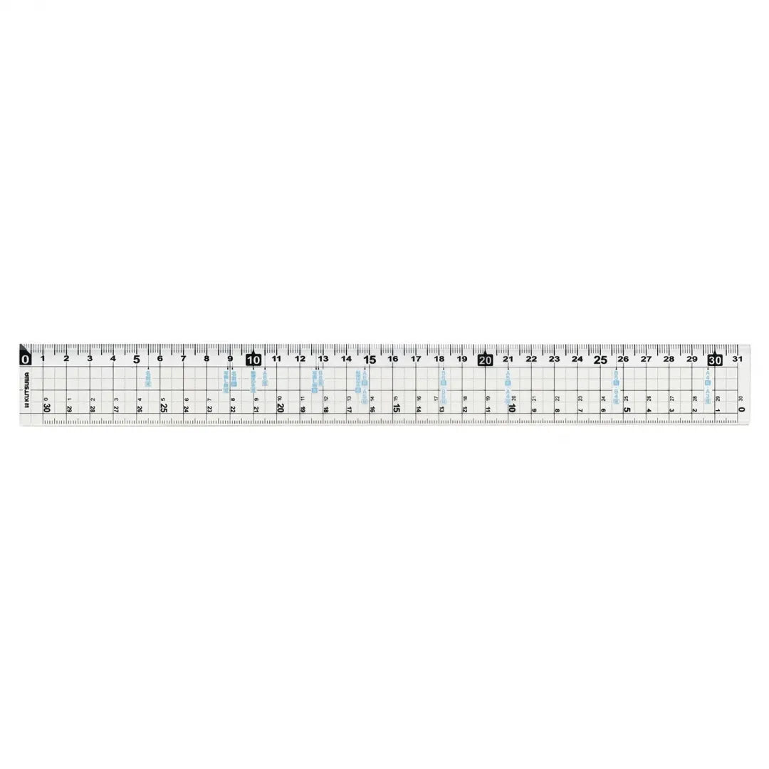KUTSUWA HiLiNE Size Cutter Ruler (31cm) KB037