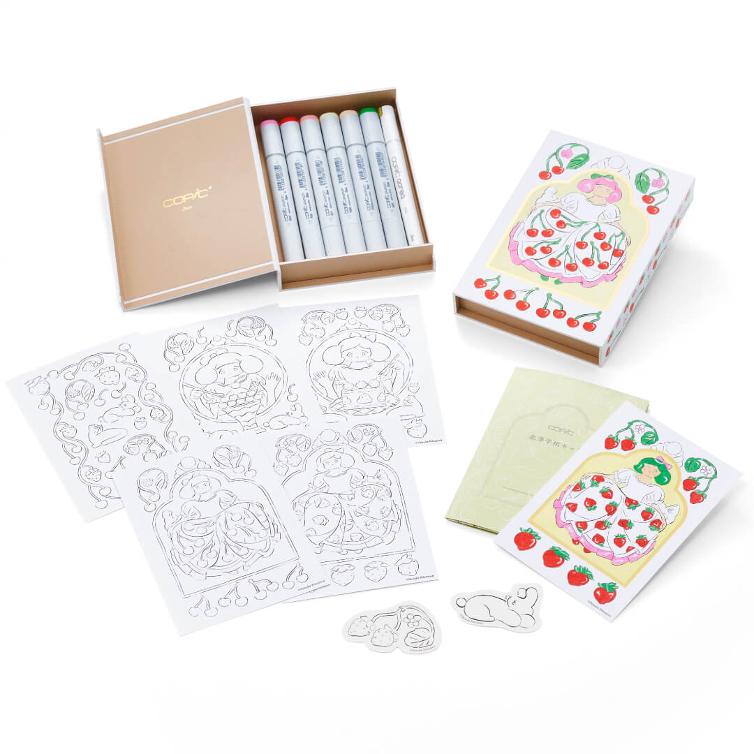 .Too Copic Kitazawa Heisuke set Omekashi Biyori