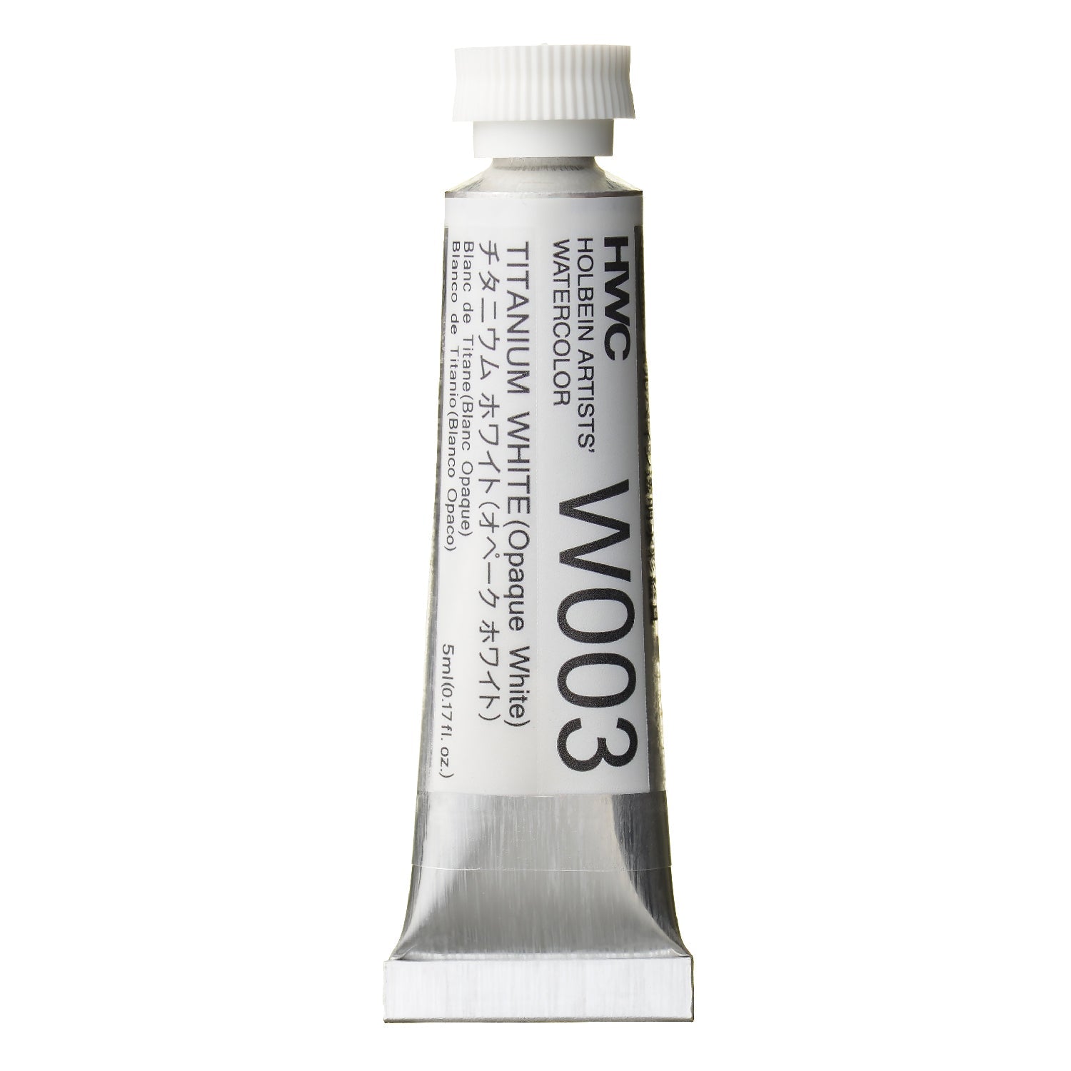 HOLBEIN Artists' Watercolor W003 Titanium White – 5ml tube