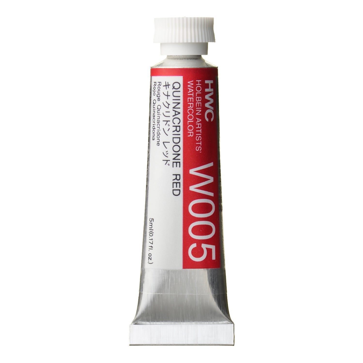 HOLBEIN Artists' Watercolor W005 Quinacridone Red – 5ml tube