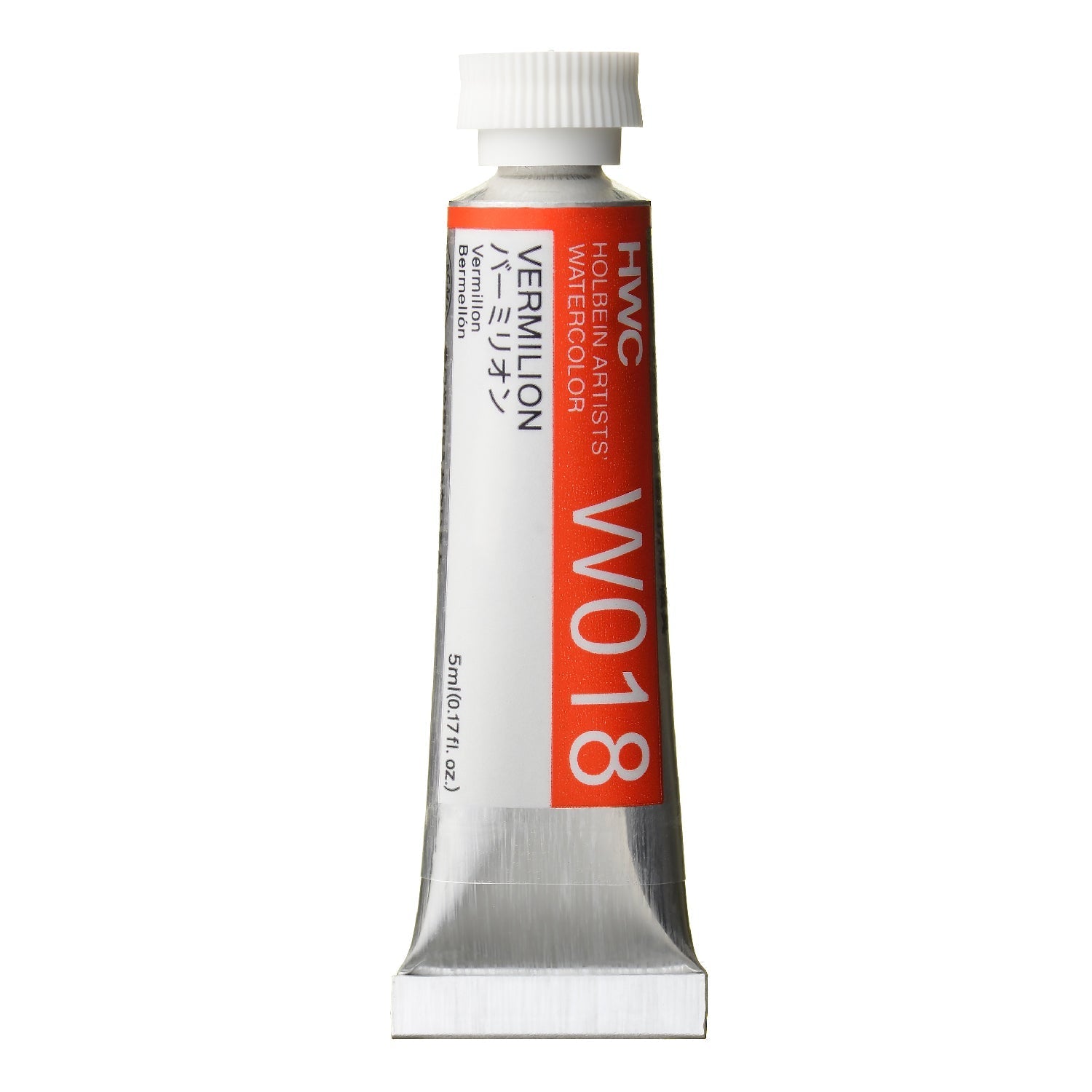 HOLBEIN Artists' Watercolor W018 Vermilion – 5ml tube