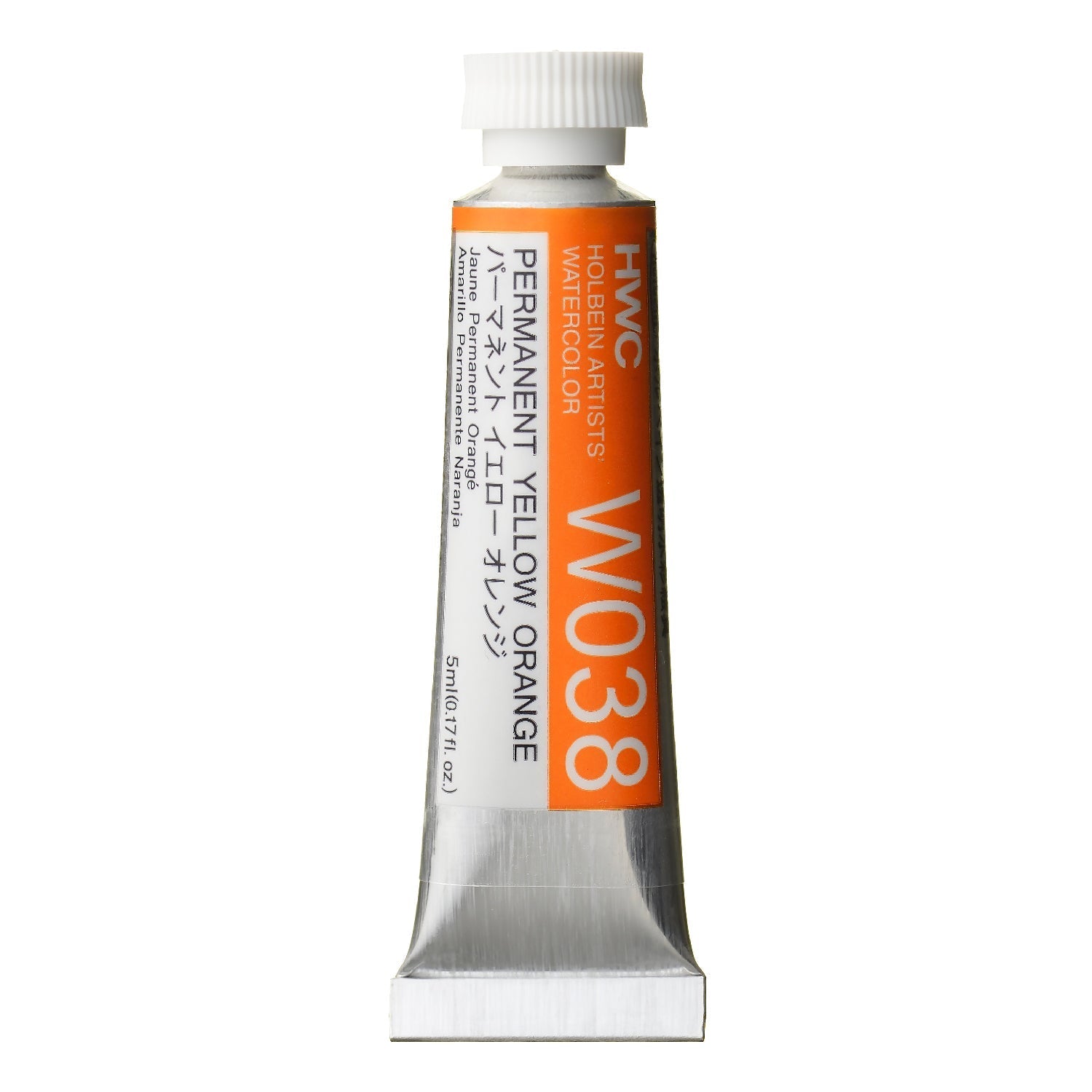 HOLBEIN Artists' Watercolor W038 Permanent Yellow Orange – 5ml tube