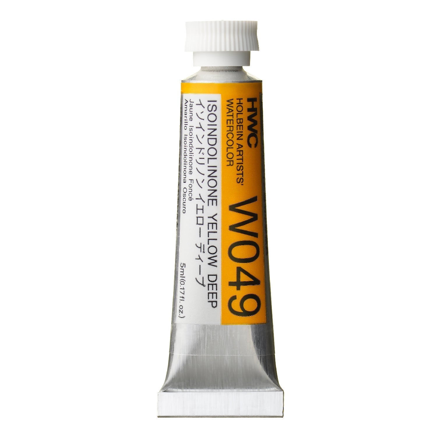 HOLBEIN Artists' Watercolor W049 Isoindolinone Yellow Deep – 5ml tube