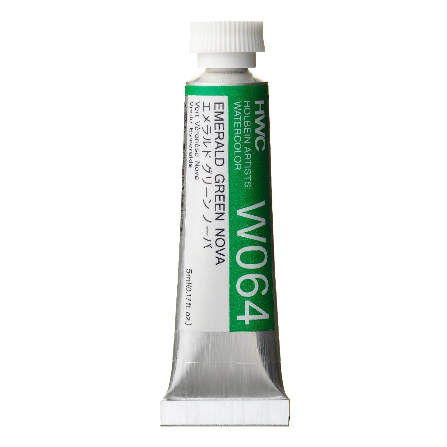 HOLBEIN Artists' Watercolor W064 Emerald Green Nova – 5ml tube