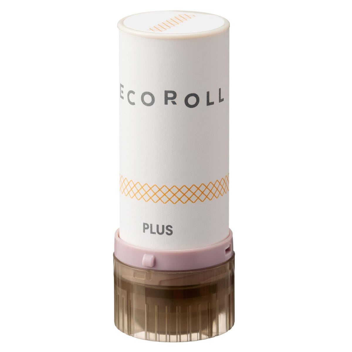 PLUS Deco Roll Decoration Roller Stamp 5mm - Check (Pale Orange)