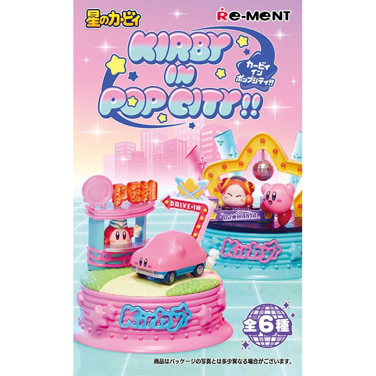 RE-MENT Hoshi no Kirby KIRBY IN POP CITY!! (6 items complete set)