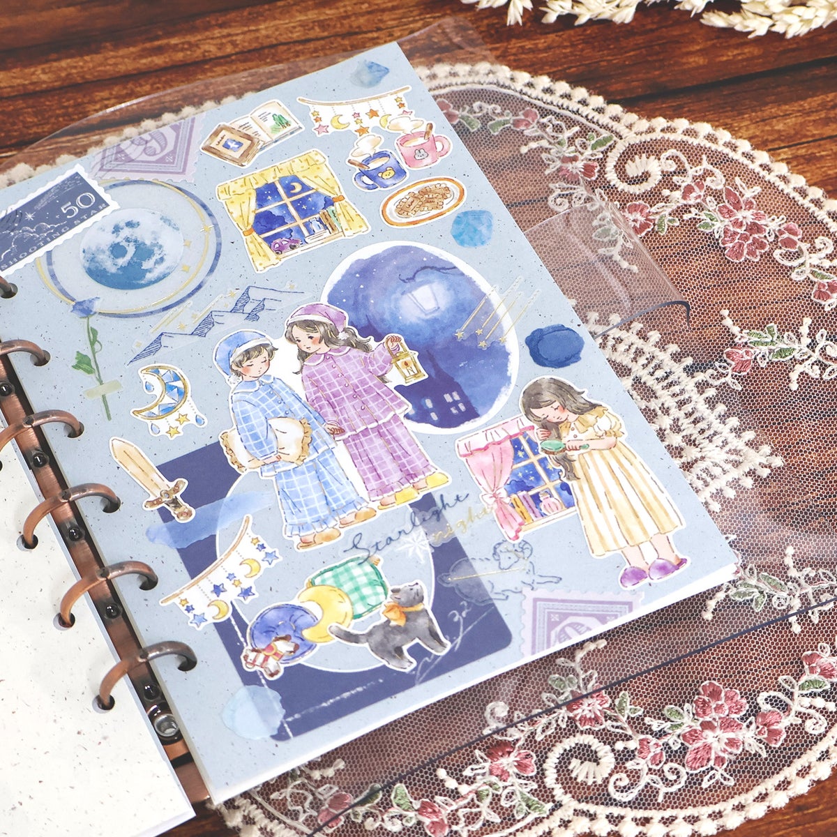 MIND WAVE Cheery Cherry Sticker Sheet - Bedtime