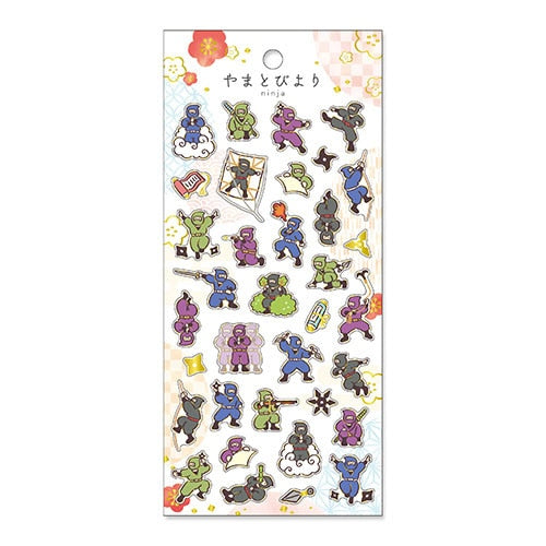 MIND WAVE Yamato Biyori Sticker Sheet - Ninja