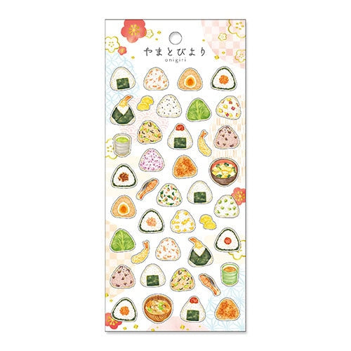 MIND WAVE Yamato Biyori Sticker Sheet - Onigiri