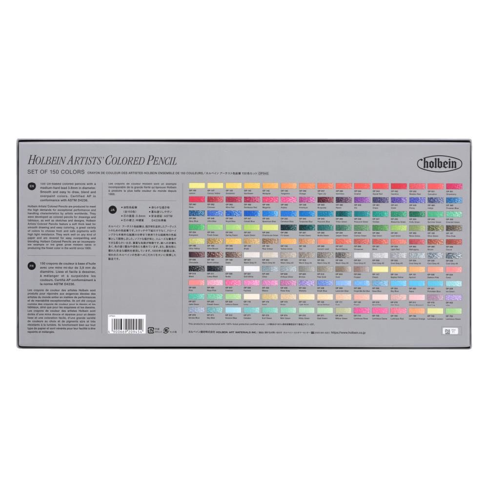 HOLBEIN Artists' Colored Pencil OP945 SET OF 150 COLORS Cardboard Box
