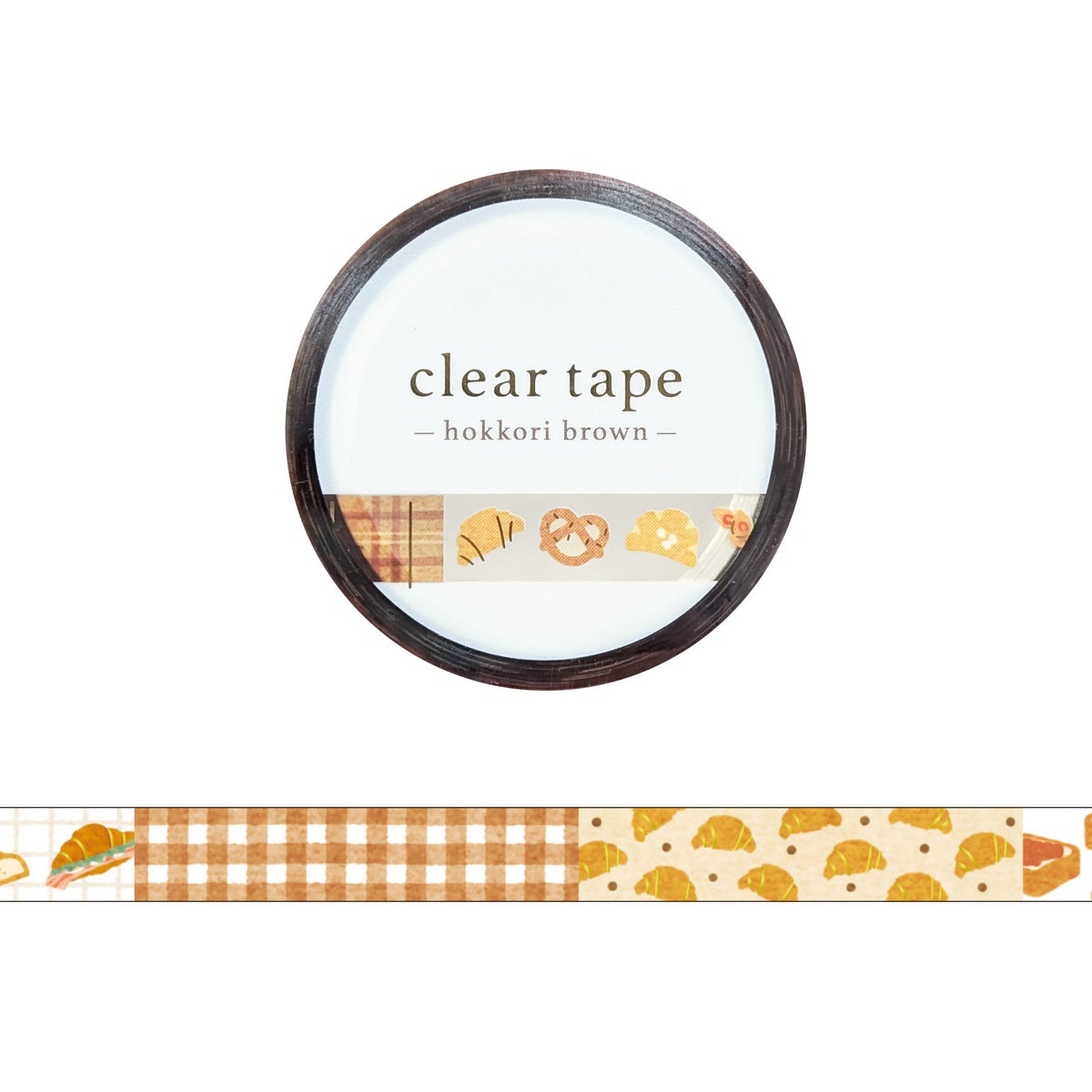 MIND WAVE Clear Tape 7mm - Hokkori Brown