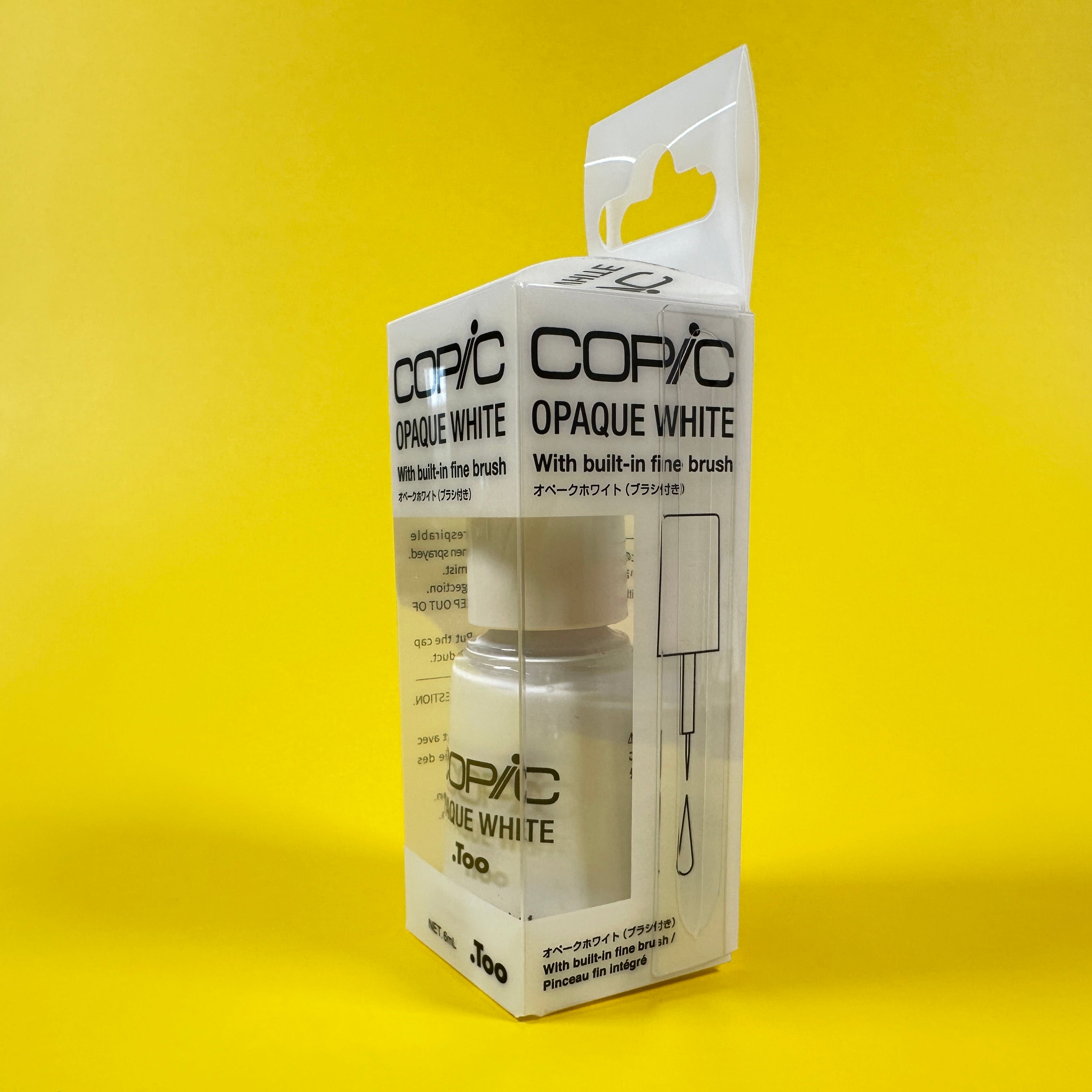 .Too COPIC OPAQUE WHITE With built-in fine brush (6mL)
