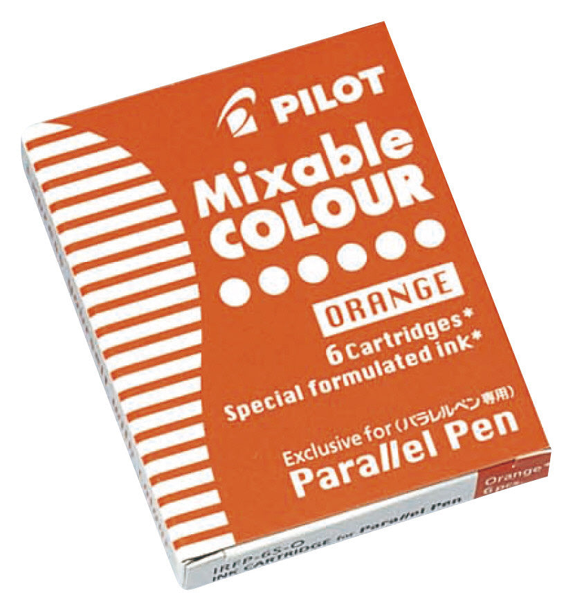 PILOT Parallel Pen Dedicated Cartridge Ink Orange IRFP-6S-O