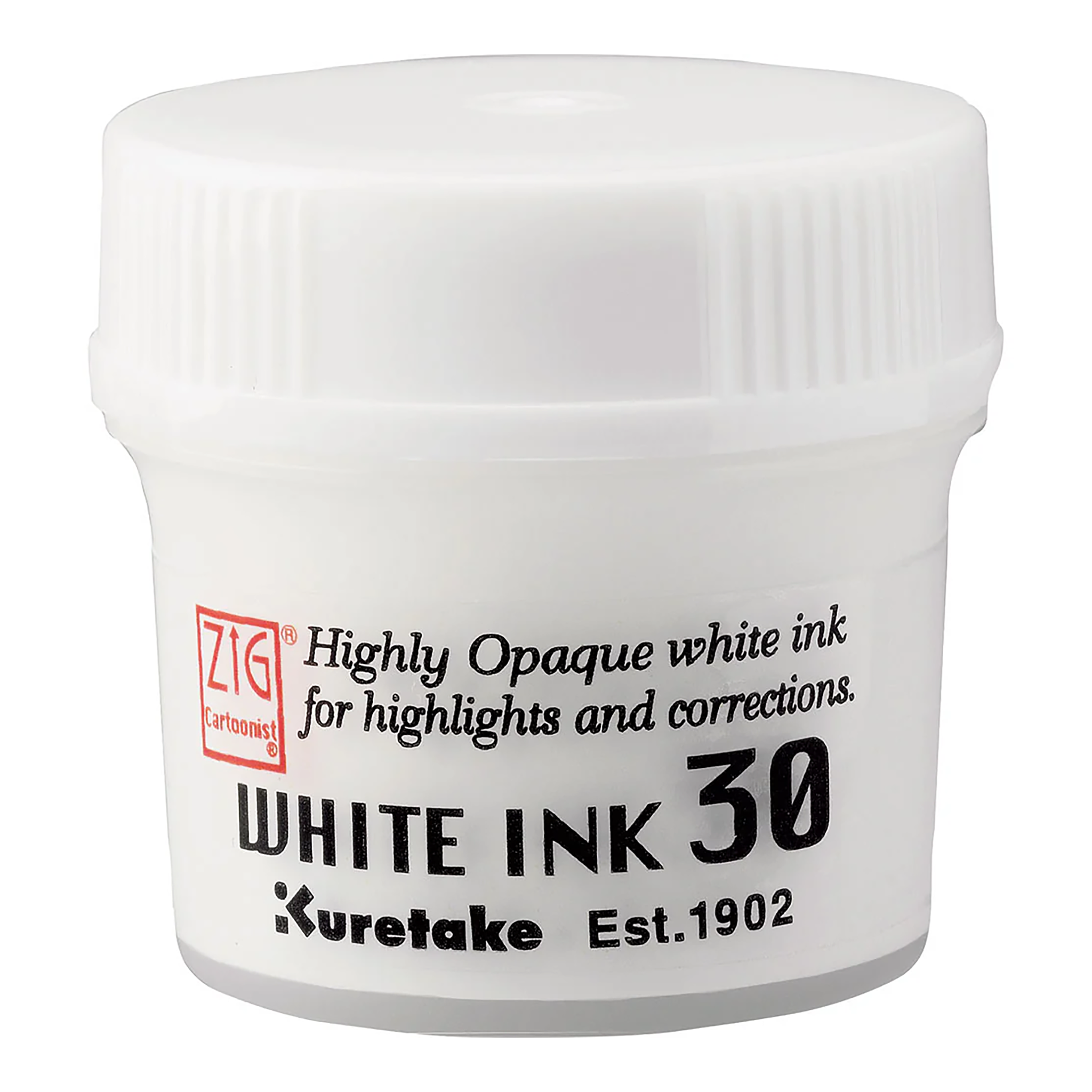 Kuretake ZIG Cartoonist WHITE INK 30 CNCE201-3