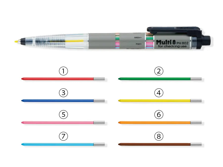 Pentel Multi8 set PH802ST mechanical pencil