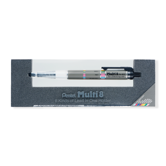 Pentel Multi8 PH802 mechanical pencil. 8 Color
