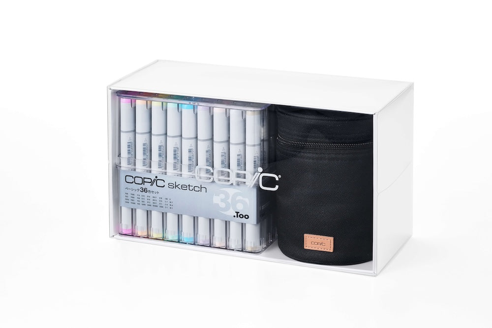 .Too Copic sketch Special Gift Pochette Bundle Set Black