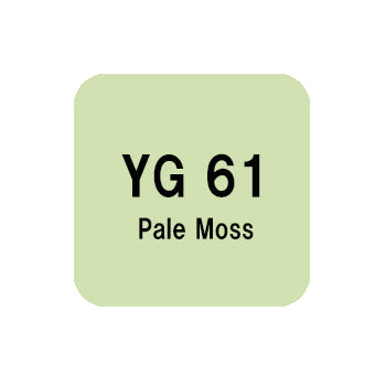 .Too COPIC sketch YG61 Pale Moss