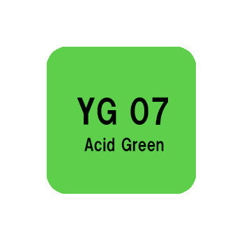 .Too COPIC sketch YG07 Acid Green