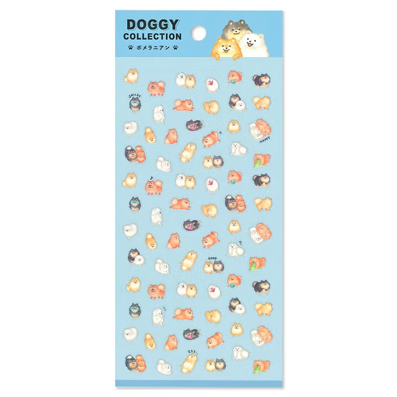 MIND WAVE Doggy Collection Sticker Sheet - Pomeranian