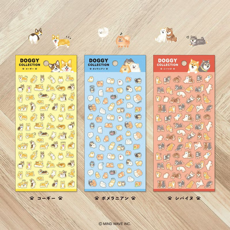 MIND WAVE Doggy Collection Sticker Sheet - Pomeranian