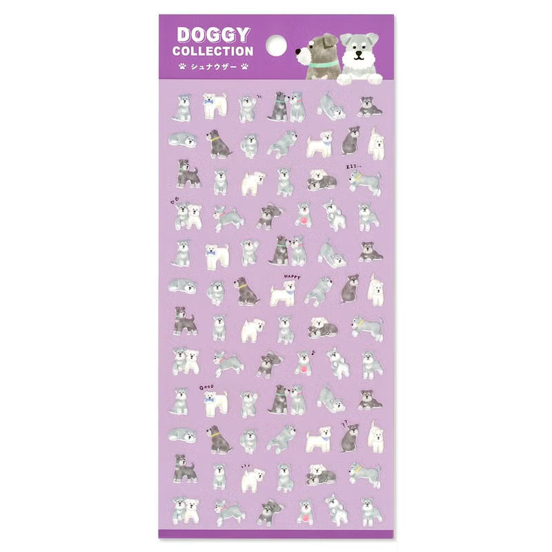 MIND WAVE Doggy Collection Sticker Sheet - Schnauzer