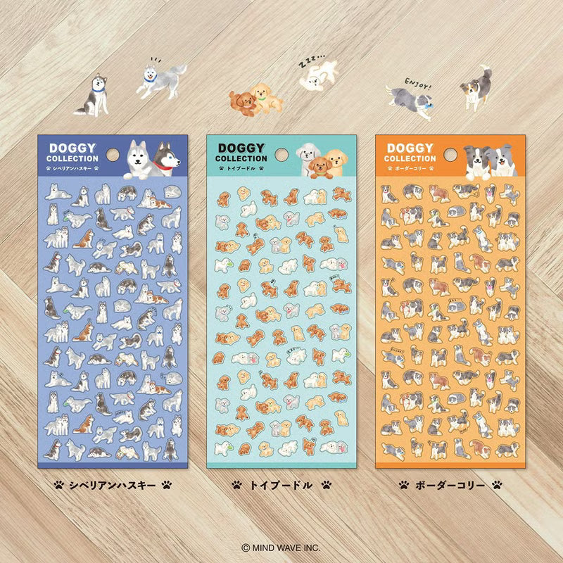 MIND WAVE Doggy Collection Sticker Sheet - Toy Poodle