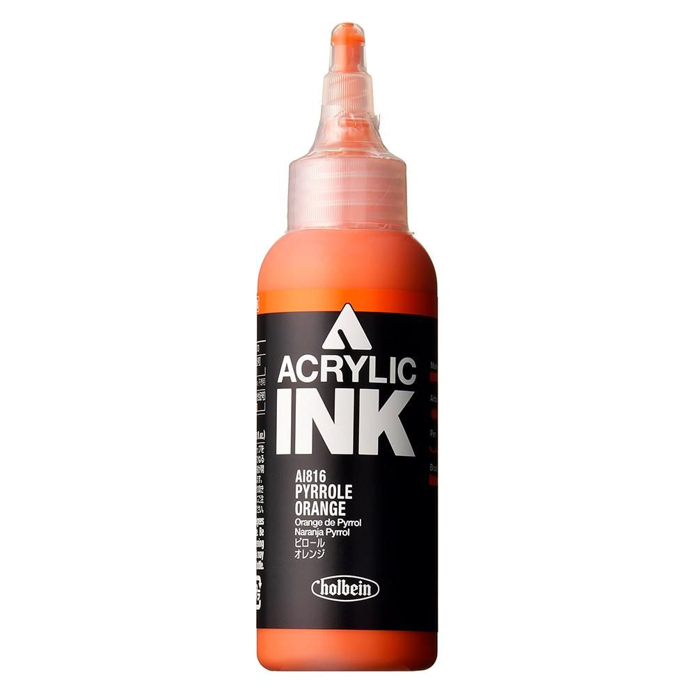 HOLBEIN ACRYLIC [INK] 100ml AI816 PYRROLE ORANGE