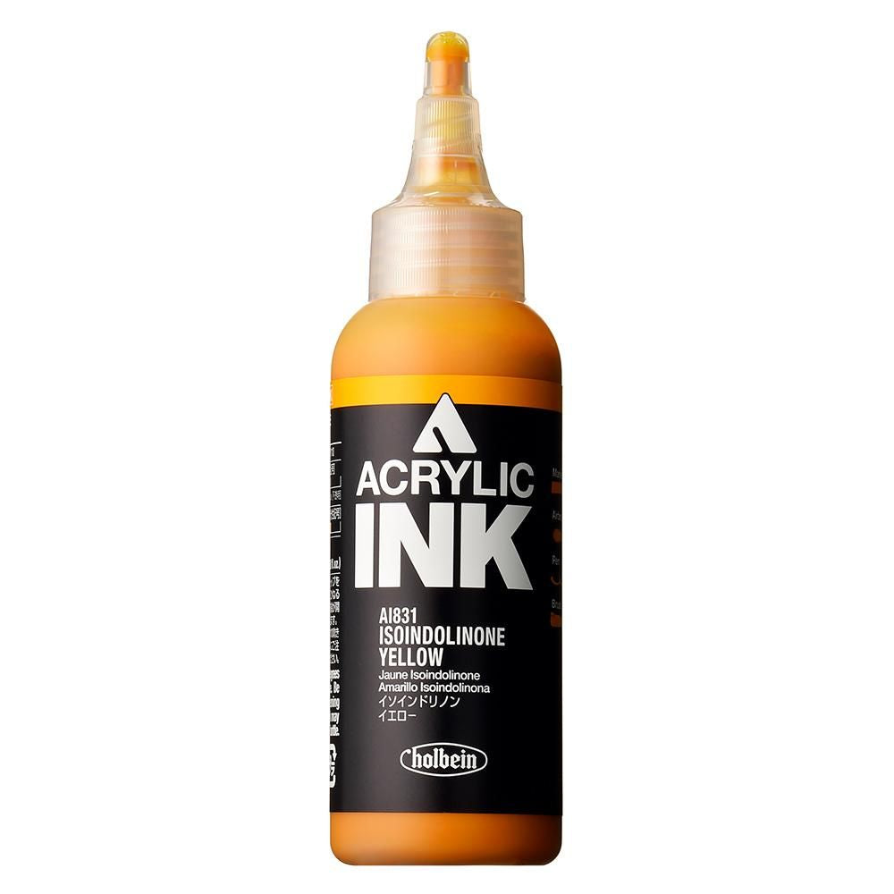 HOLBEIN ACRYLIC [INK] 100ml AI831 ISOINDOLINONE YELLOW
