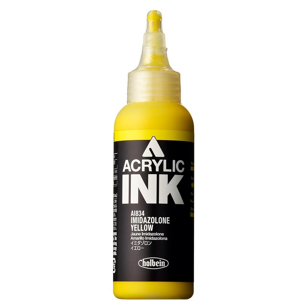 HOLBEIN ACRYLIC [INK] 100ml AI834 IMIDAZOLONE YELLOW