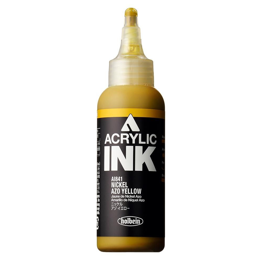 HOLBEIN ACRYLIC [INK] 100ml AI841 NICKEL AZO YELLOW