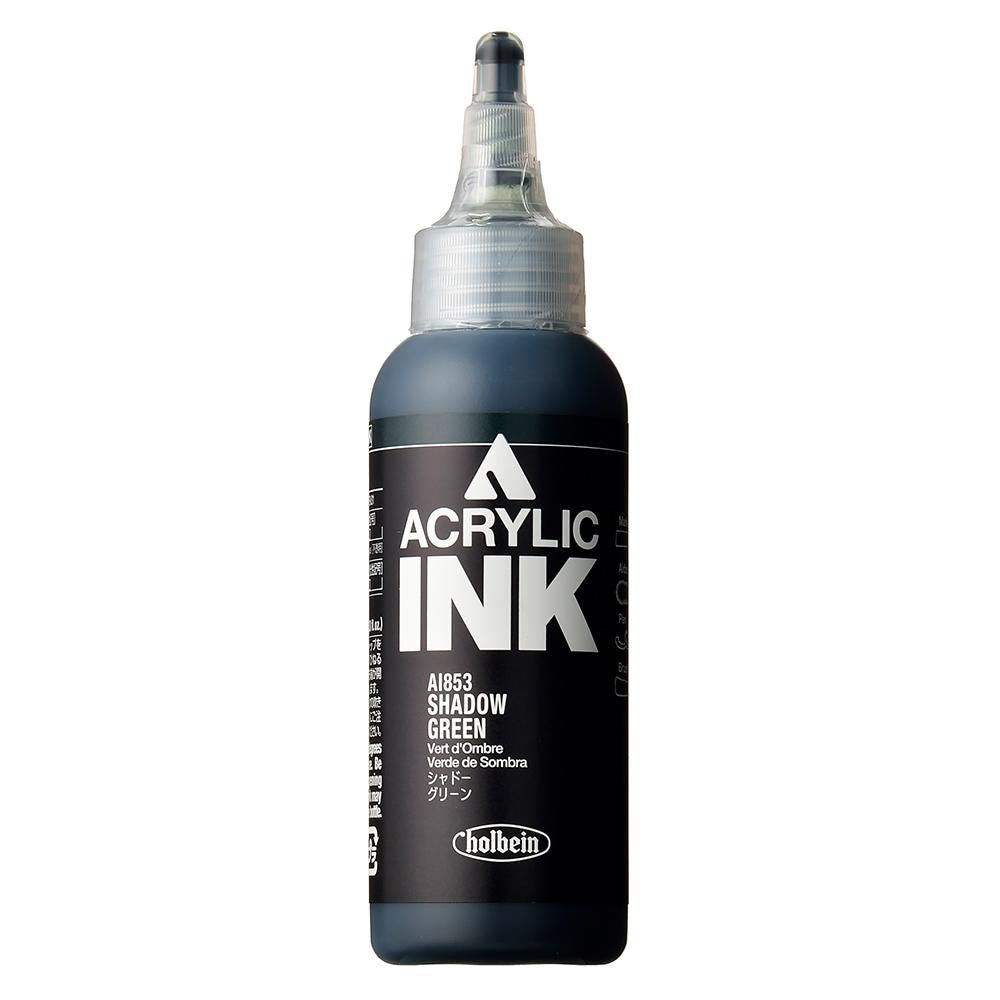 HOLBEIN ACRYLIC [INK] 100ml AI853 SHADOW GREEN