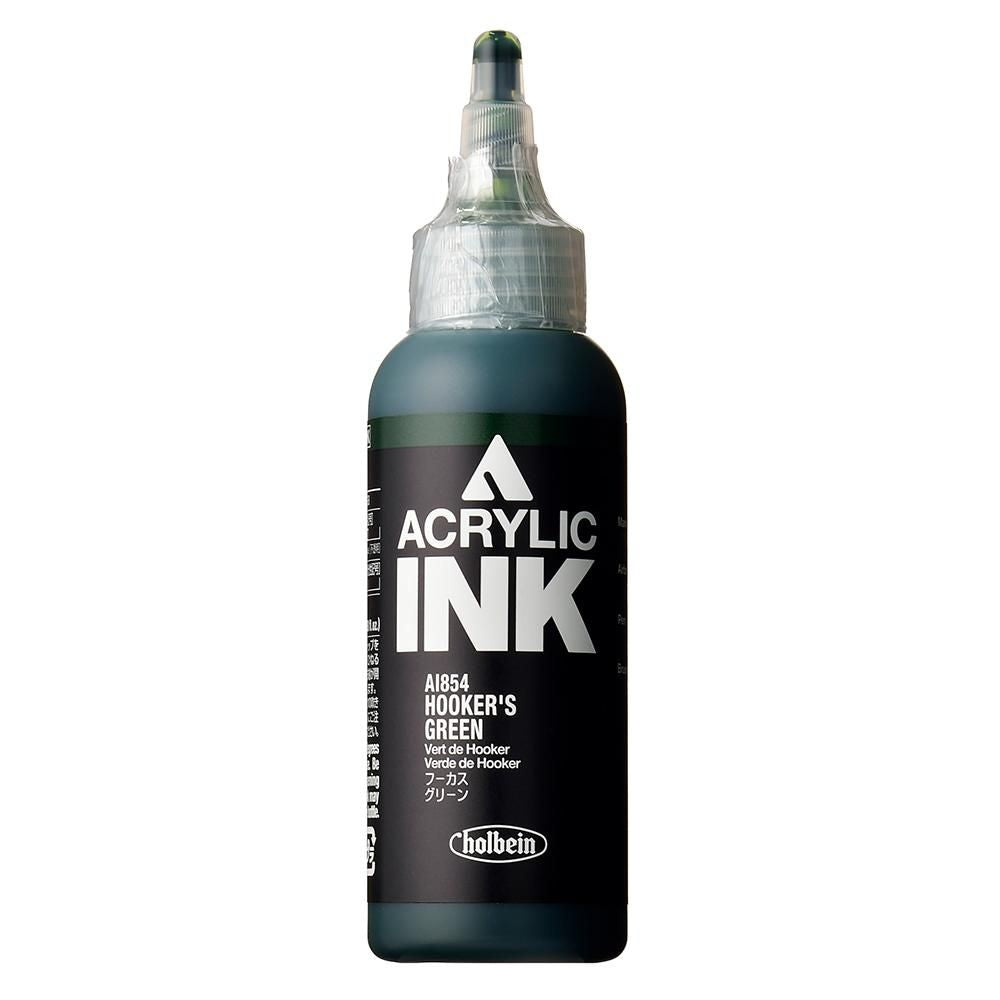 HOLBEIN ACRYLIC [INK] 100ml AI854 HOOKERS GREEN
