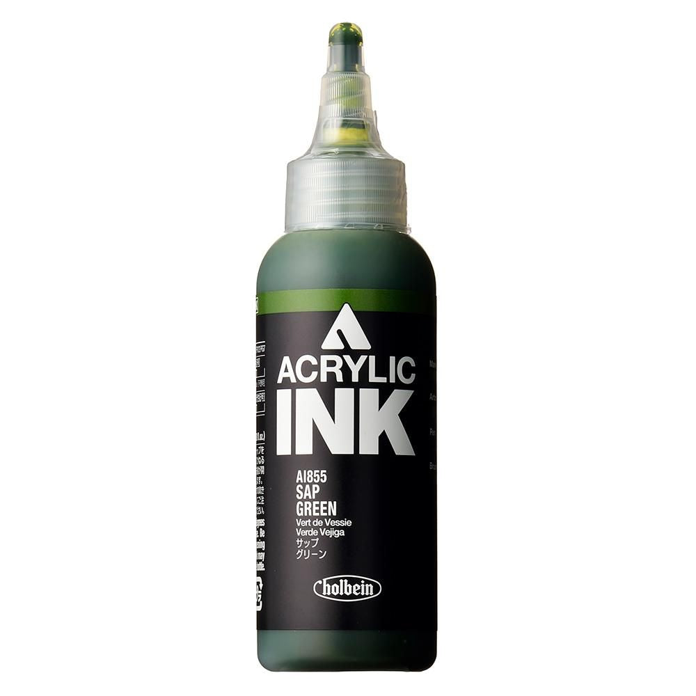 HOLBEIN ACRYLIC [INK] 100ml AI855 SAP GREEN