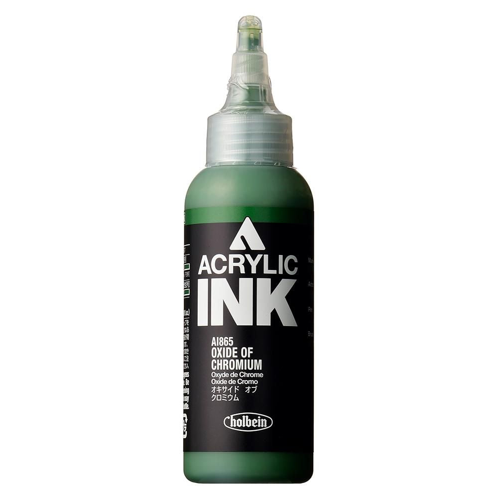 HOLBEIN ACRYLIC [INK] 100ml AI865 OXIDE OF CHROMIUM