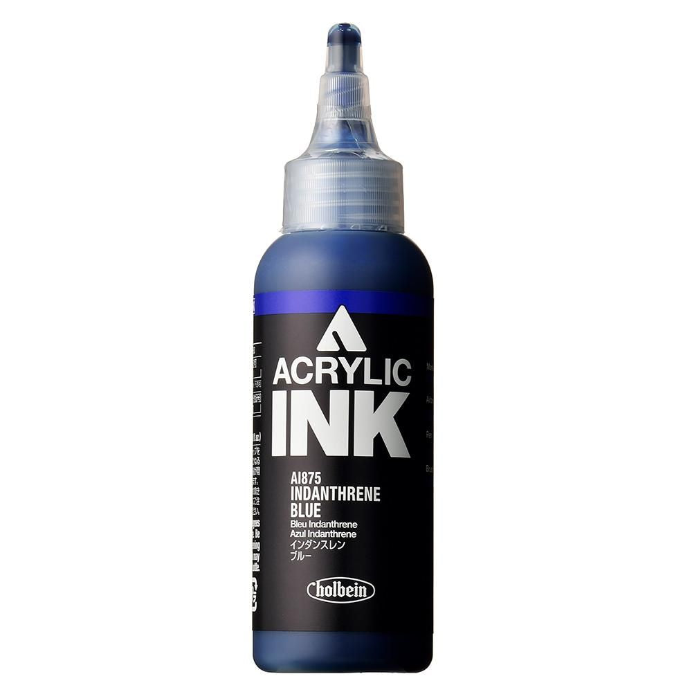 HOLBEIN ACRYLIC [INK] 100ml AI875 INDANTHRENE BLUE