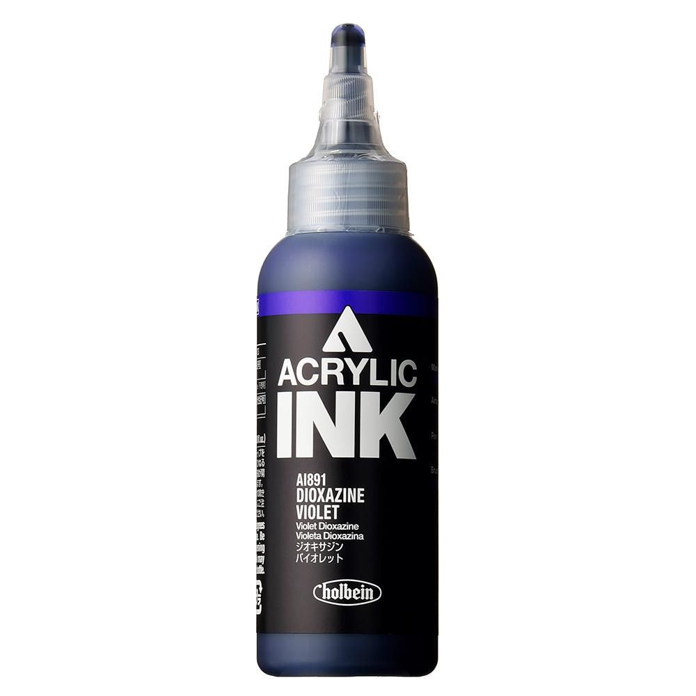 HOLBEIN ACRYLIC [INK] 100ml AI891 DIOXAZINE VIOLET