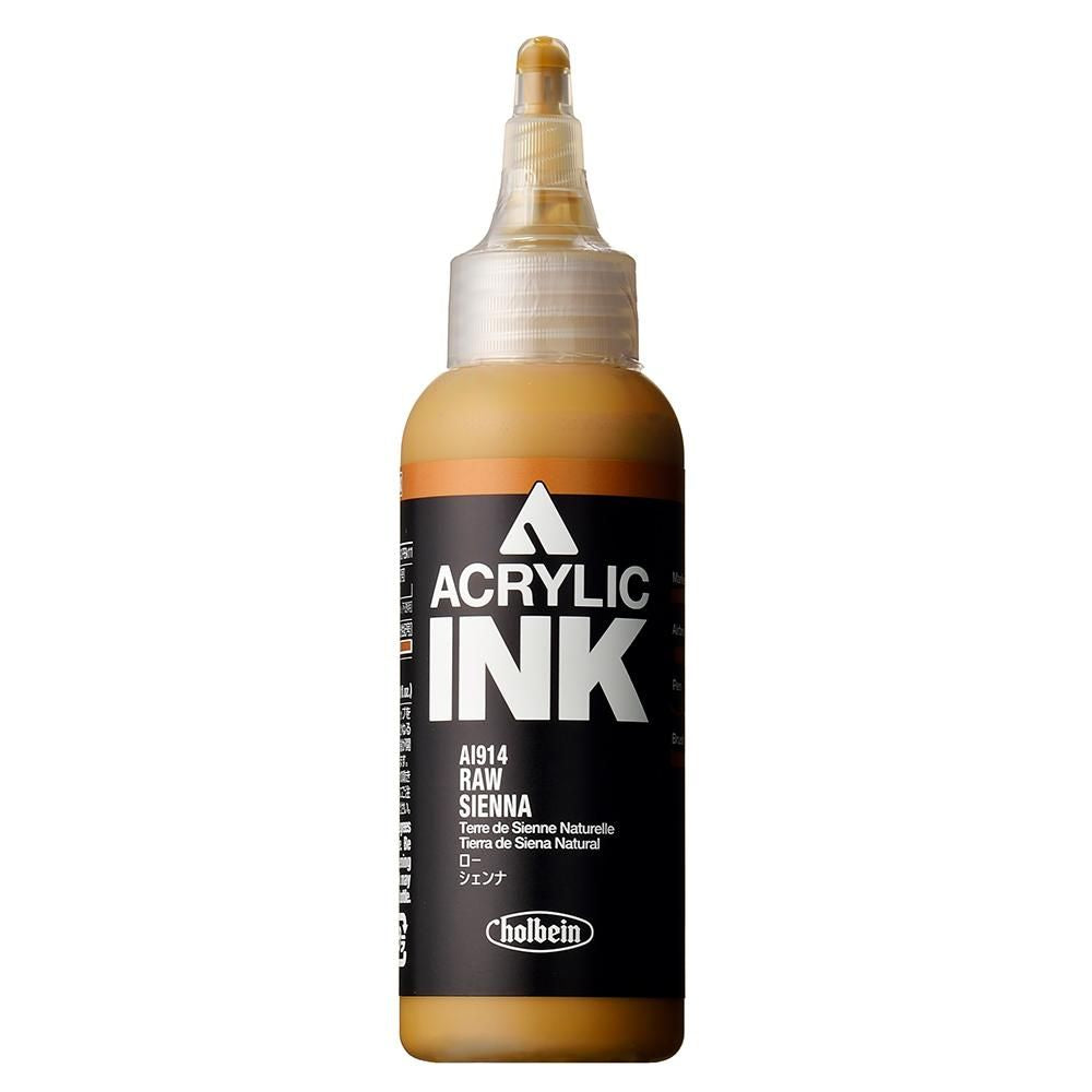 HOLBEIN ACRYLIC [INK] 100ml AI914 RAW SIENNA