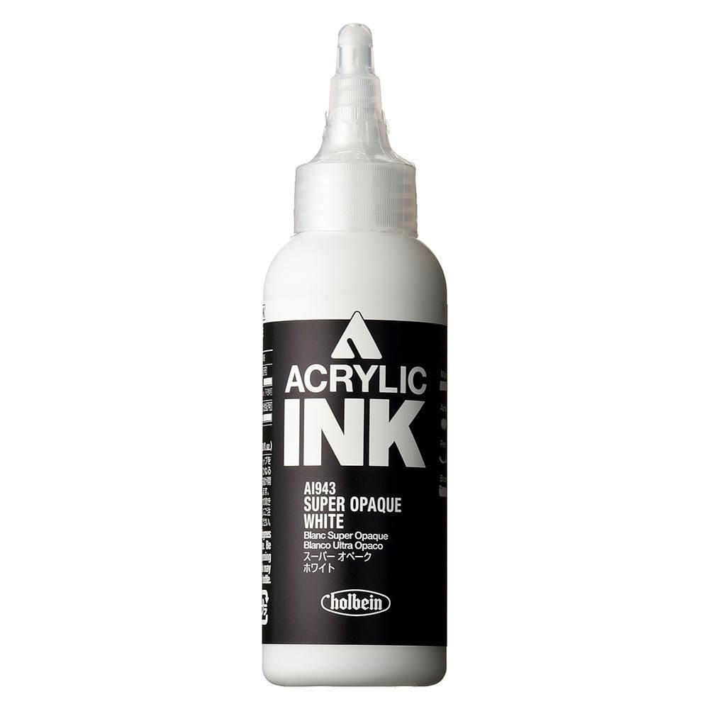HOLBEIN ACRYLIC [INK] 100ml AI943 SUPER OPAQUE WHITE