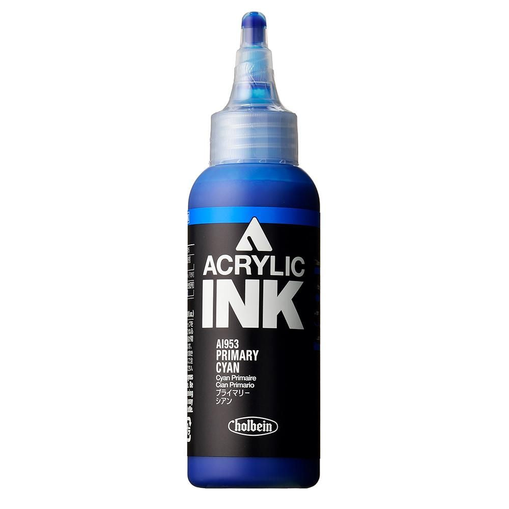 HOLBEIN ACRYLIC [INK] 100ml AI953 PRIMARY CYAN