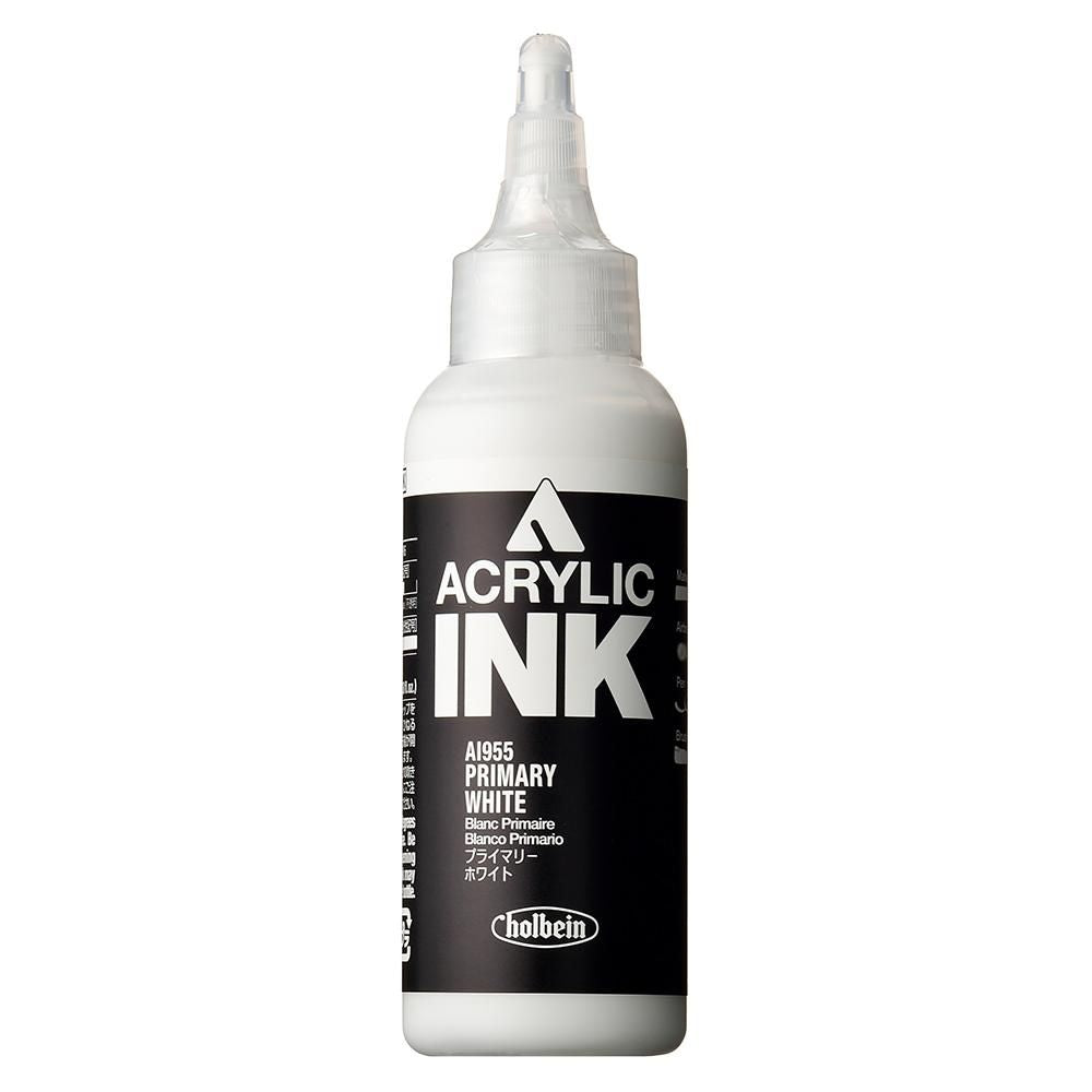 HOLBEIN ACRYLIC [INK] 100ml AI955 PRIMARY WHITE