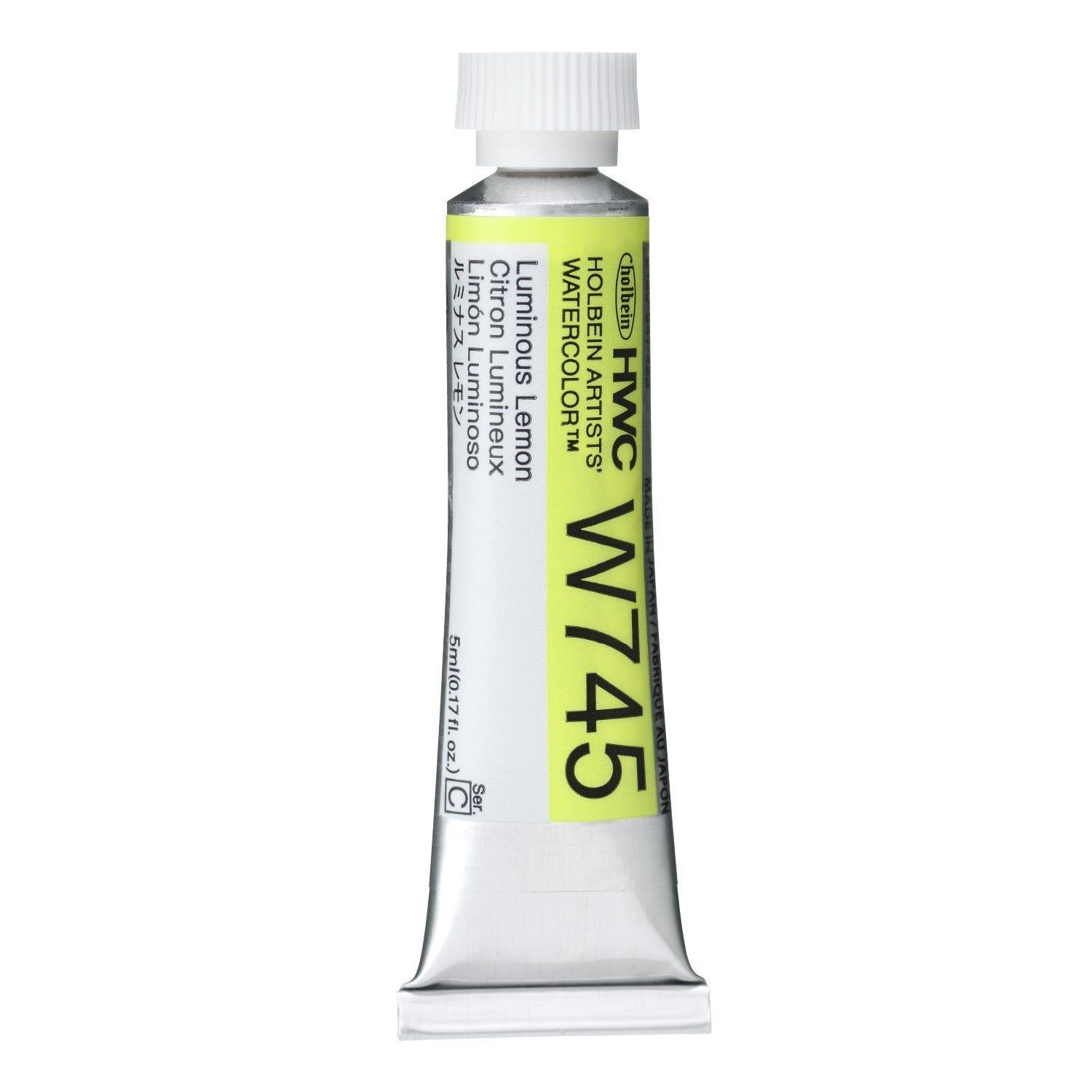 HOLBEIN Artists' Watercolor W745 Luminous Lemon – 5ml tube