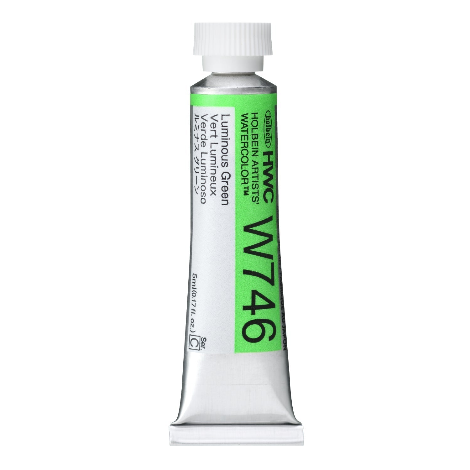 HOLBEIN Artists' Watercolor W746 Luminous Green – 5ml tube