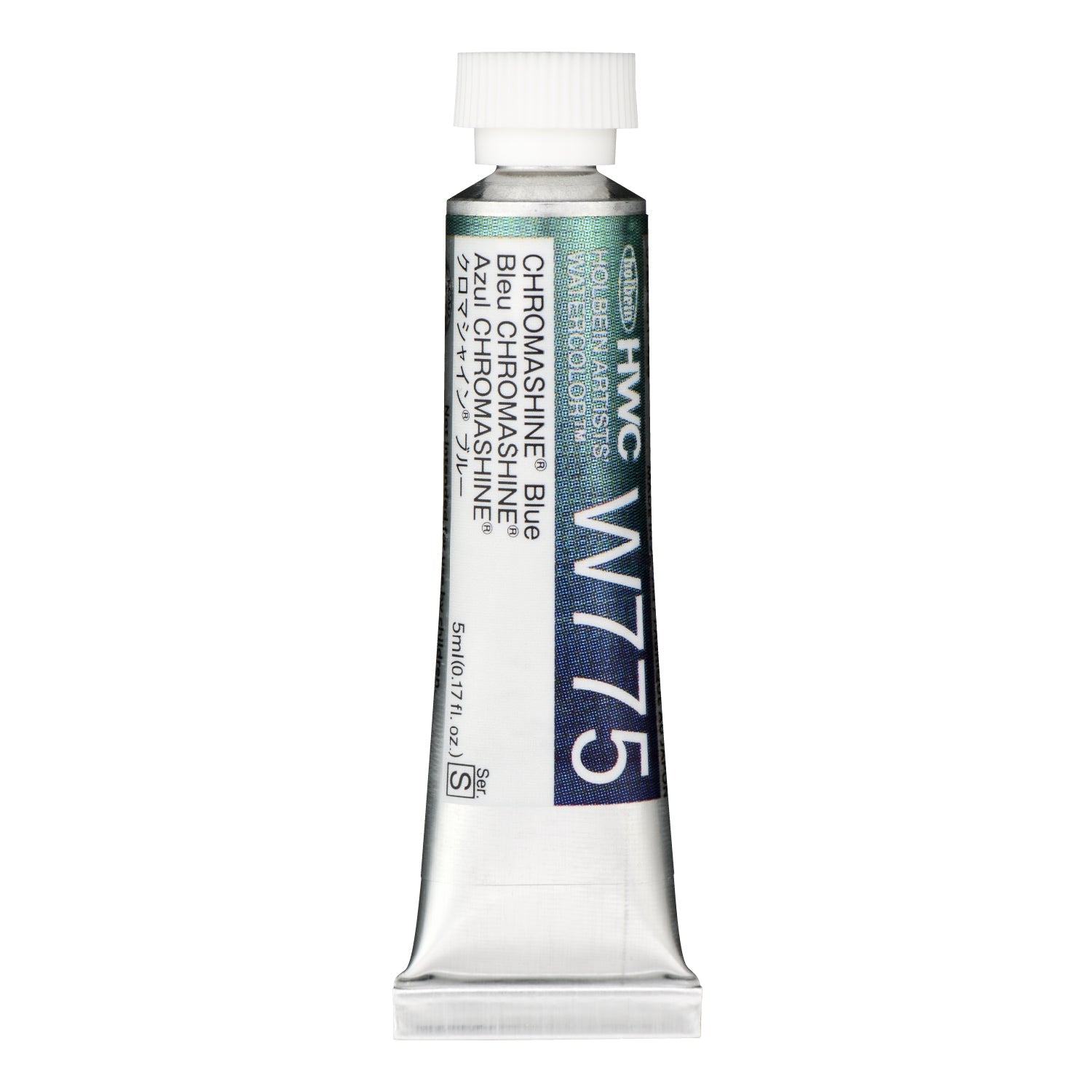 HOLBEIN Artists' Watercolor W775 Chromashine Blue – 5ml tube