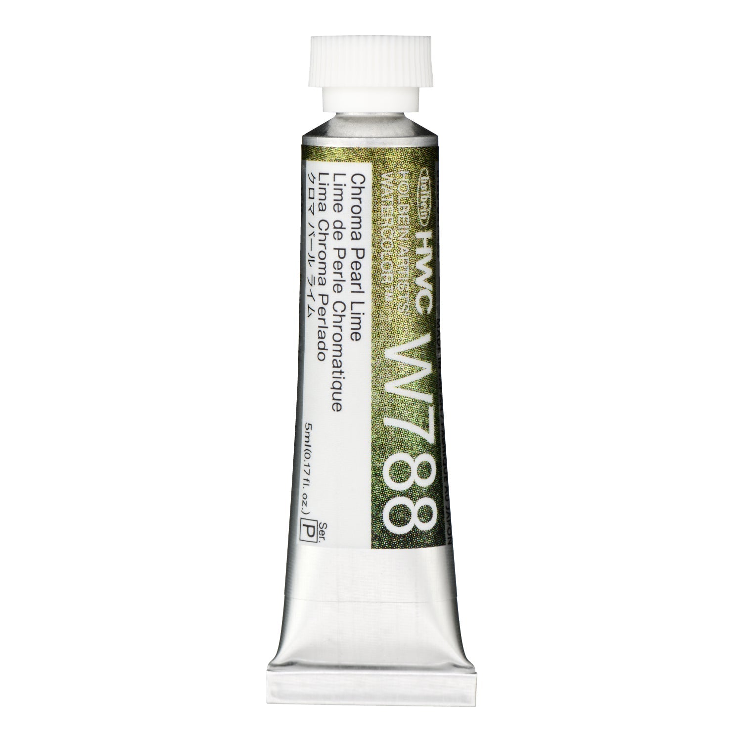 HOLBEIN Artists' Watercolor W788 Chroma Pearl Lime – 5ml tube