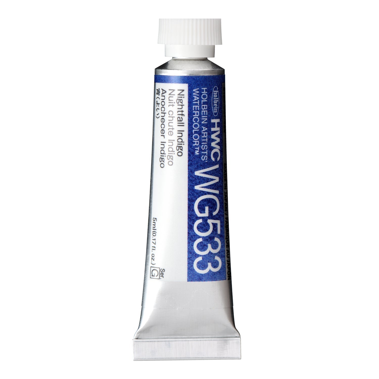 HOLBEIN Artists' Watercolor WG533 Nightfall Indigo – 5ml tube